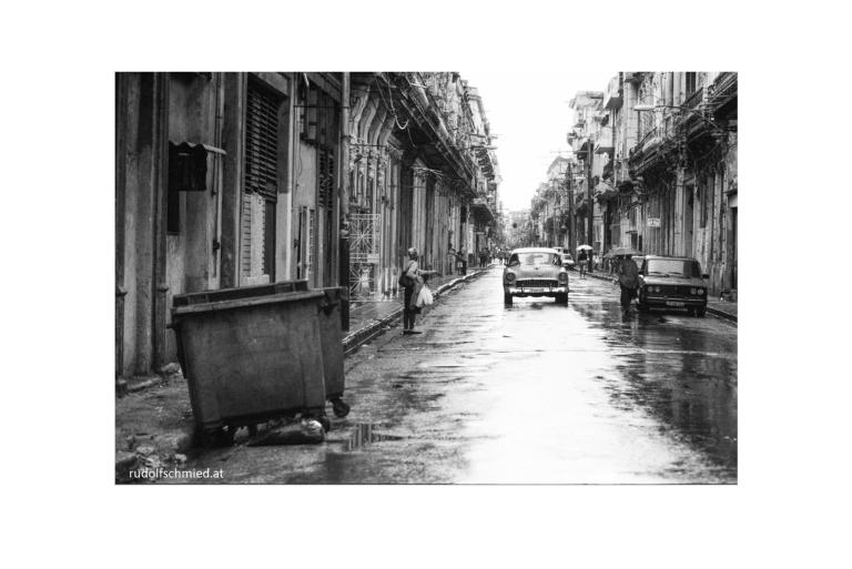 Eine Straßenszene in Havanna, Kuba