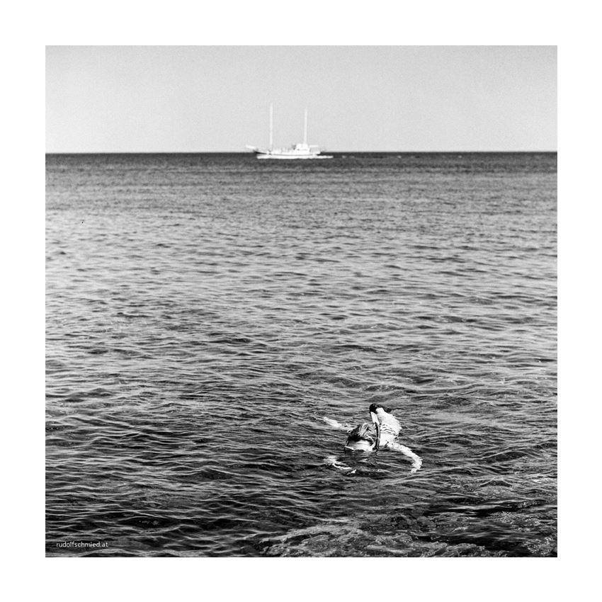 Schnorcheltaucher im Meer