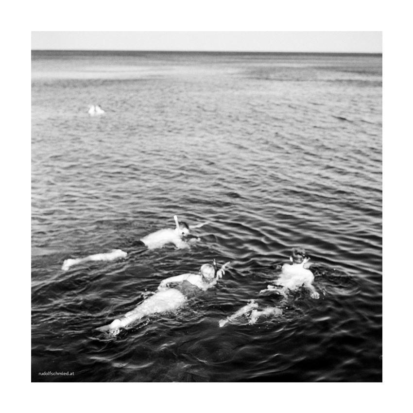 Schnorcheltaucher im Meer