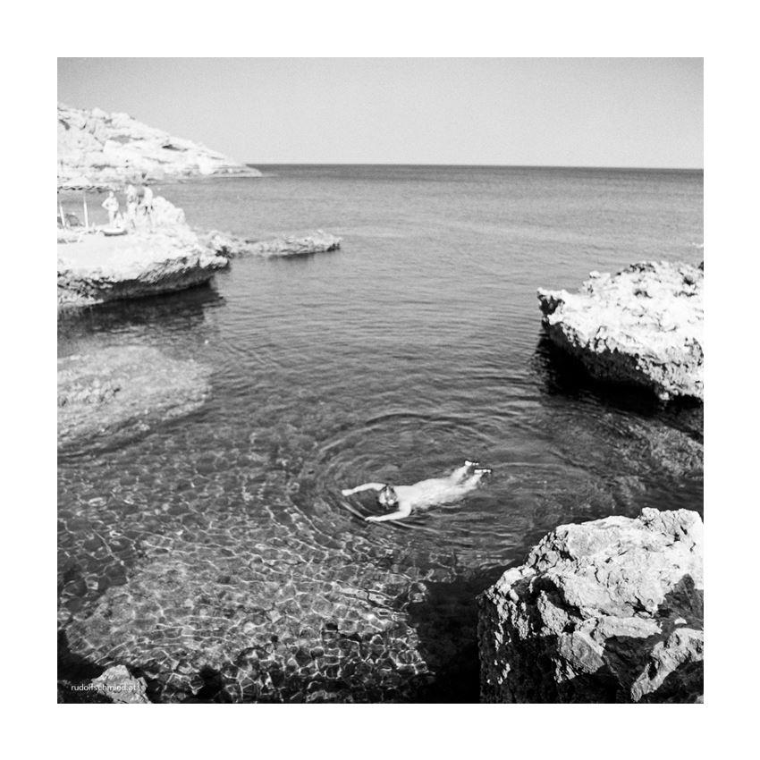 Schnorcheltaucher im Meer