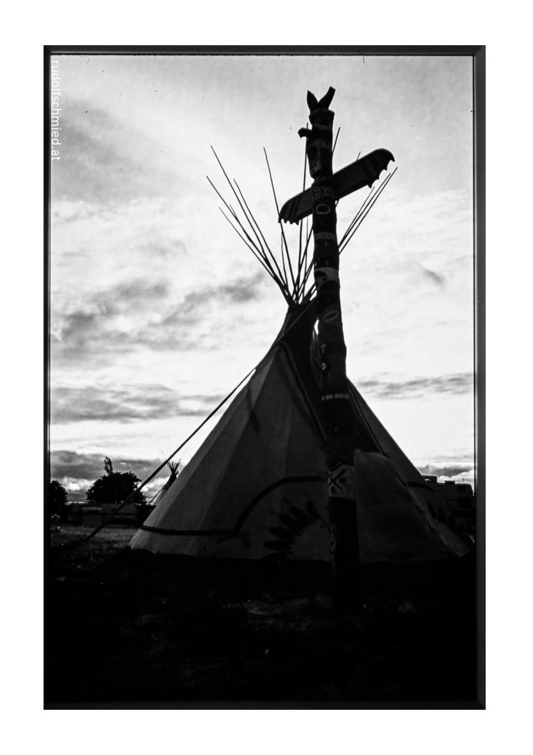 Ein Tipi Zelt