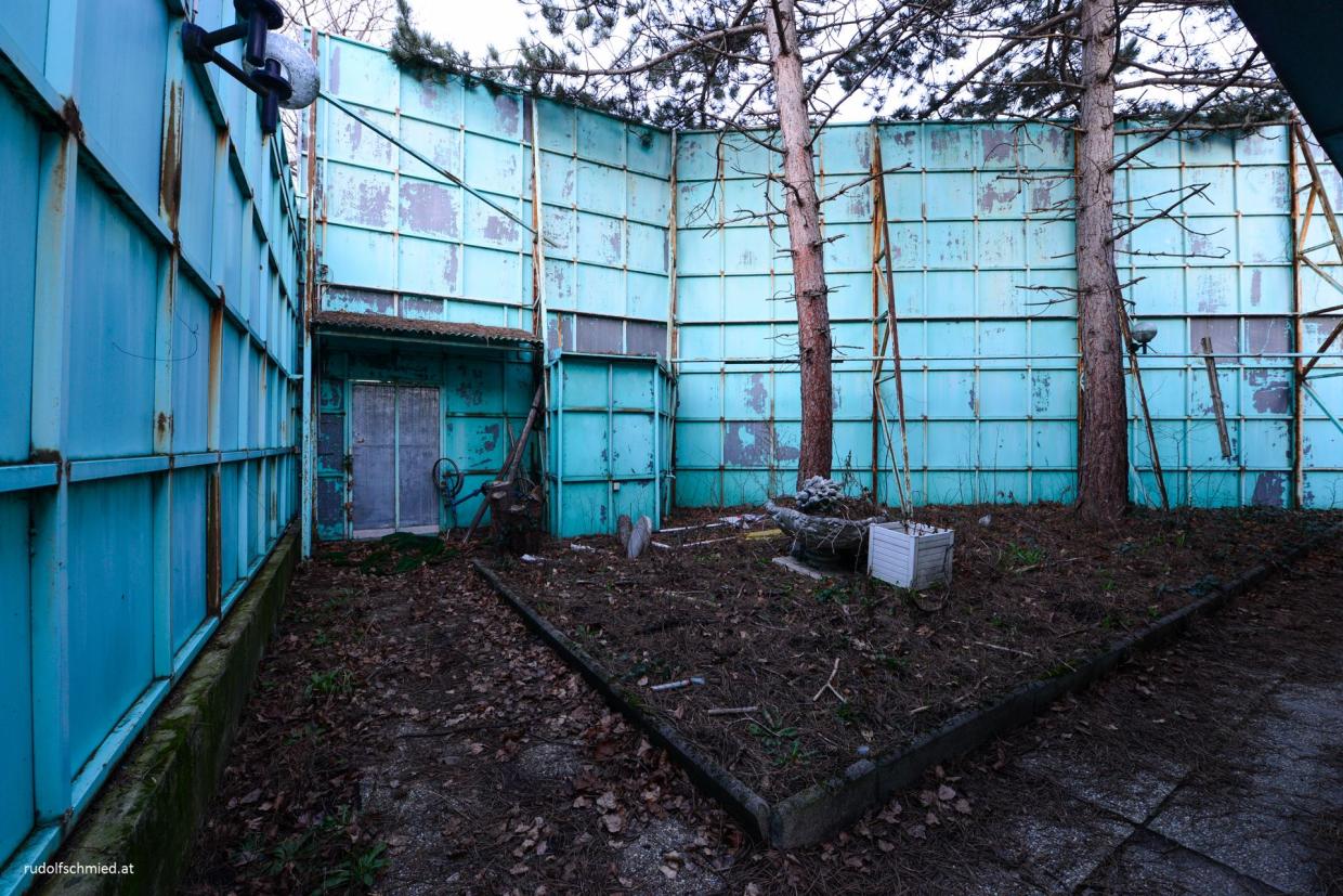 Ein verlassenes Haus im Wiener Prater
