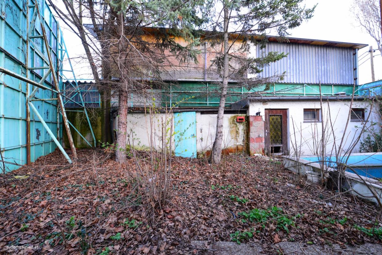 Ein verlassenes Haus im Wiener Prater