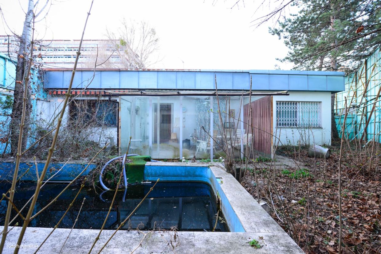 Ein verlassenes Haus im Wiener Prater