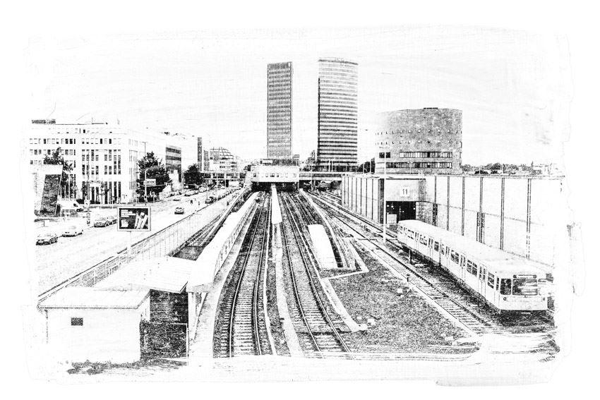 Die Wiener U-Bahnlinie U3 in Erdberg